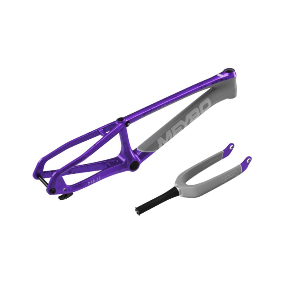 Kit Cuadro/Horquilla MEYBO HSX Carbono 2026 Violeta/Gris