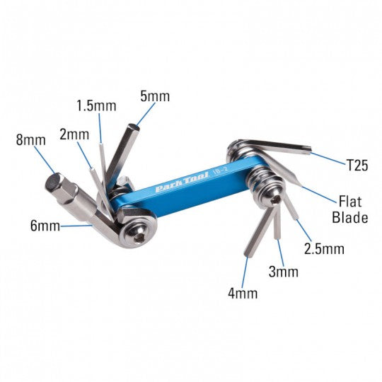 Multiherramienta PARK TOOL IB-2 (8 herramientas)