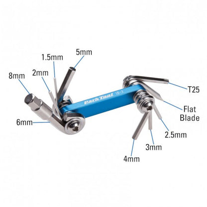 Multiherramienta PARK TOOL IB-2 (8 Herramientas)