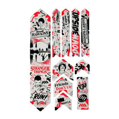 Protección Adhesiva para Cuadro ALL MOUNTAIN STYLE EXTRA Stranger Things UpsideDown Negro