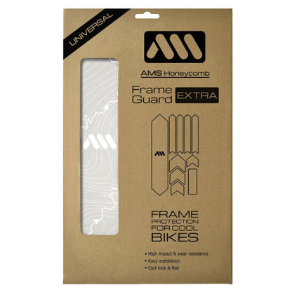 Protección Adhesiva para Cuadro ALL MOUNTAIN STYLE EXTRA Tracks Blanco