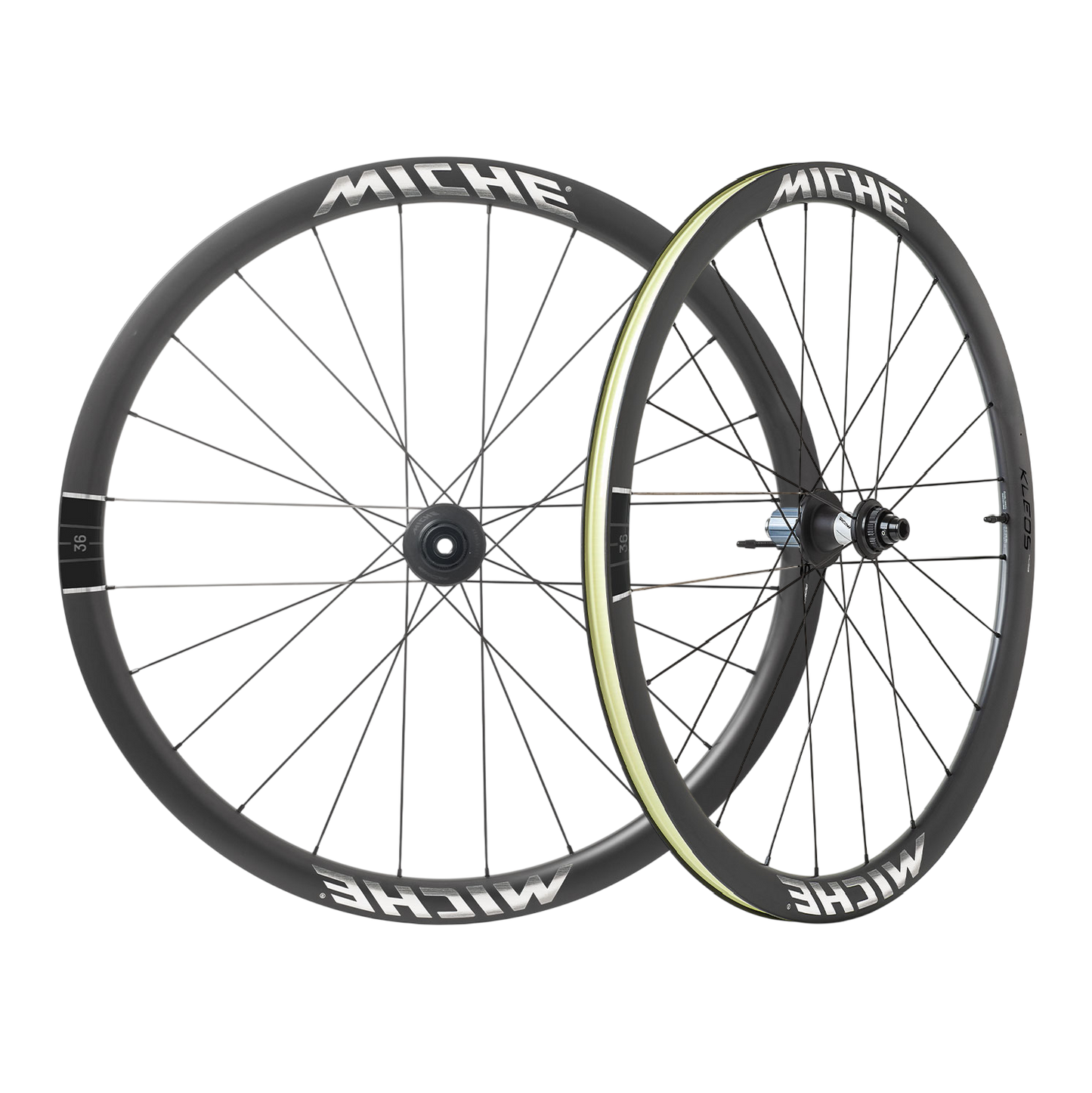 Par de ruedas MICHE KLEOS RD DX36 Tubeless Ready (Center Lock) Team Edition