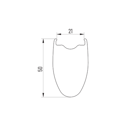Par de Ruedas MICHE KLEOS RD 50 Tubeless Ready (Center Lock)