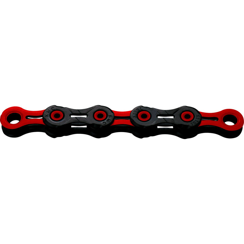 Cadena 12V KMC DLC12 Negra/Roja Encerada