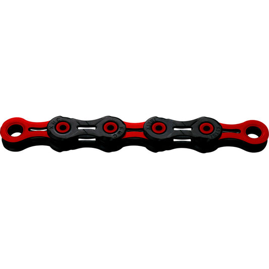Cadena 12V KMC DLC12 Negra/Roja Encerada