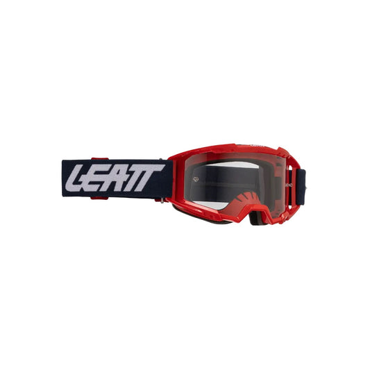 Máscara LEATT VIZION 3.5 Rojo Escudo Transparente