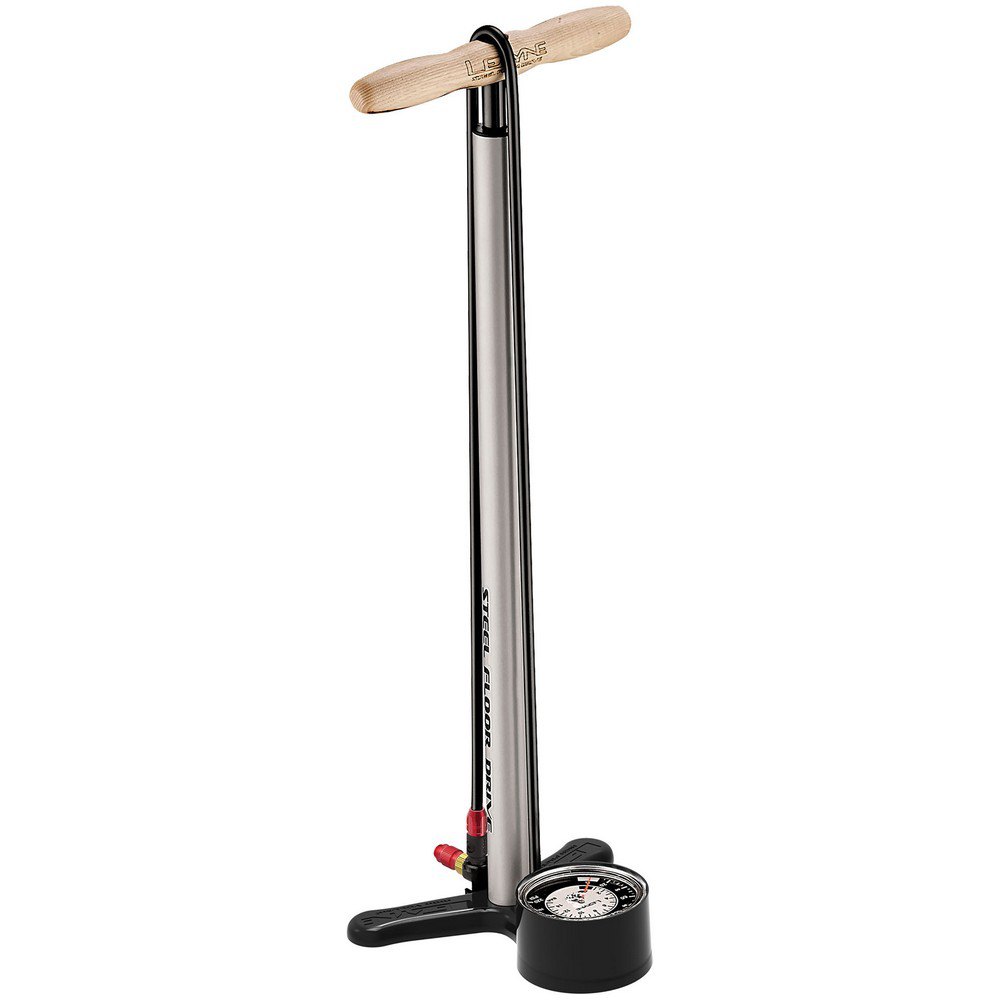 Bomba de pie LEZYNE STEEL DRIVE FLOOR Silver