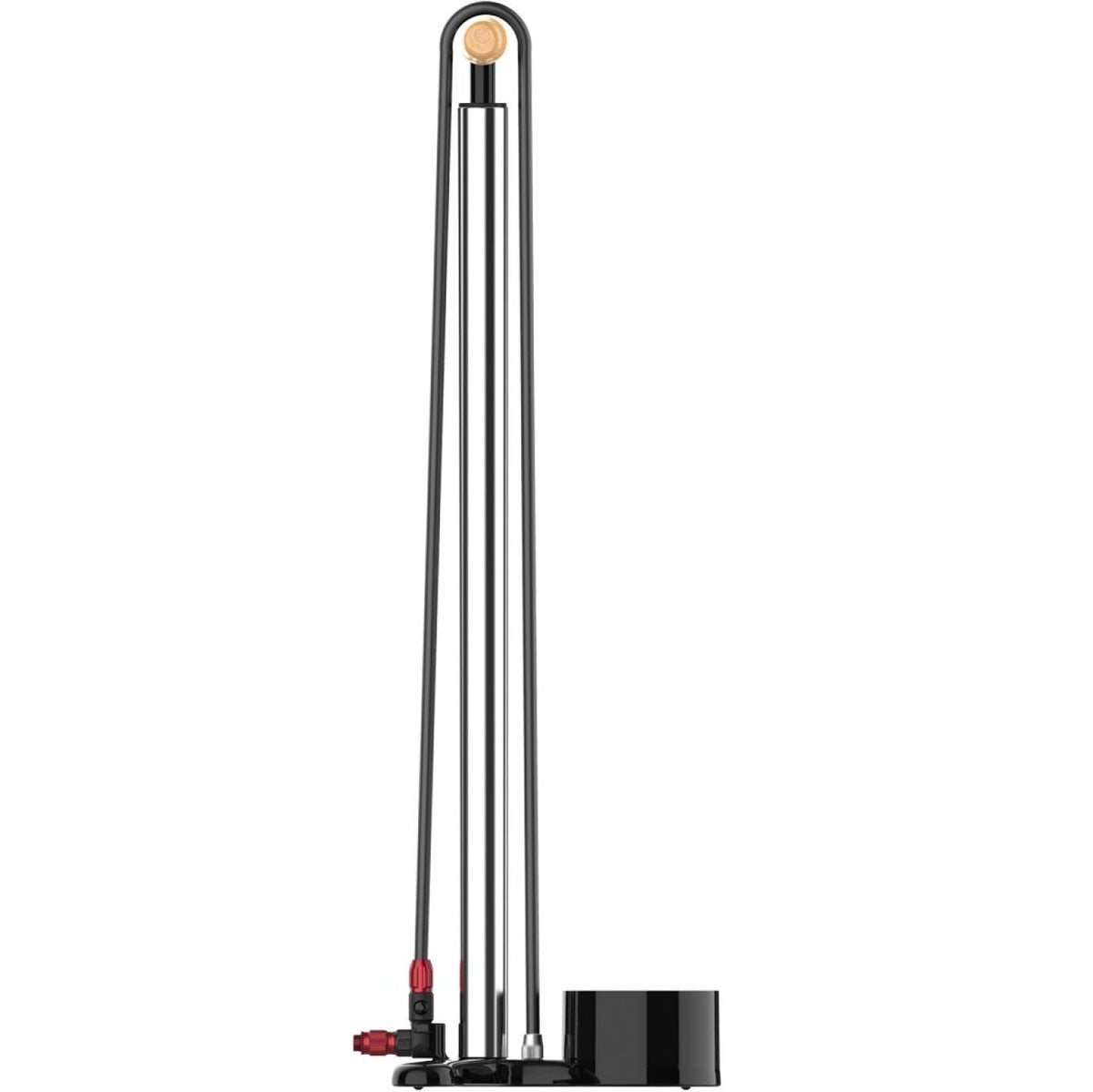 Bomba de pie LEZYNE ALLOY FLOOR DRIVE HP plateada