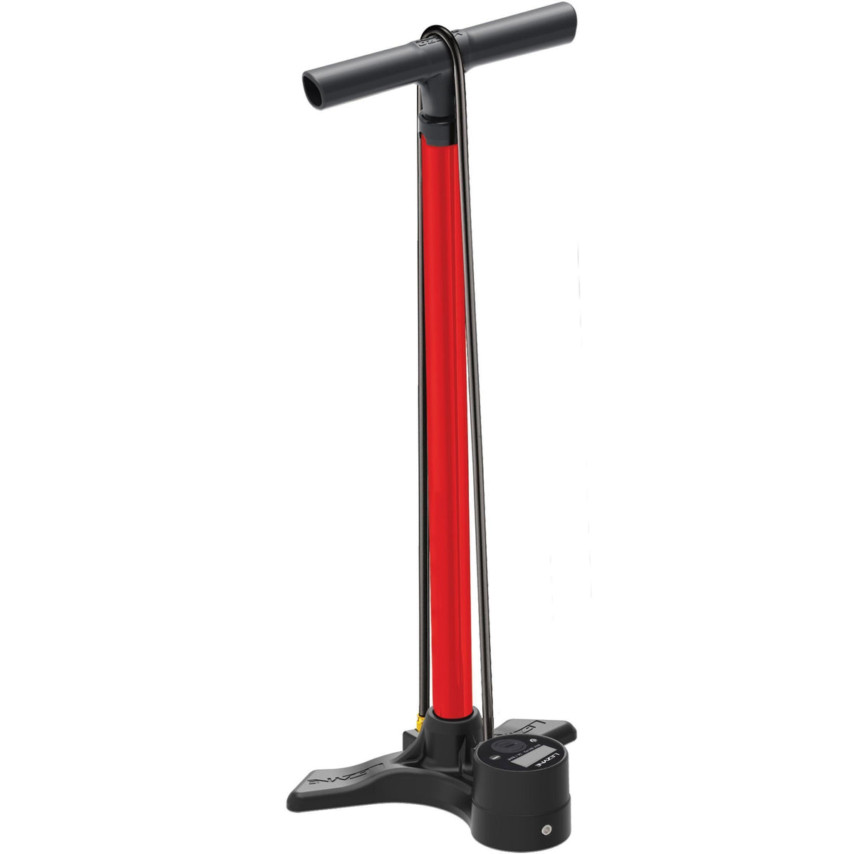 Bomba de pie LEZYNE MACRO FLOOR DRIVE DIGITAL roja