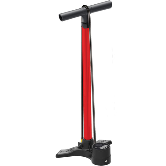 Bomba de pie LEZYNE MACRO FLOOR DRIVE DIGITAL roja