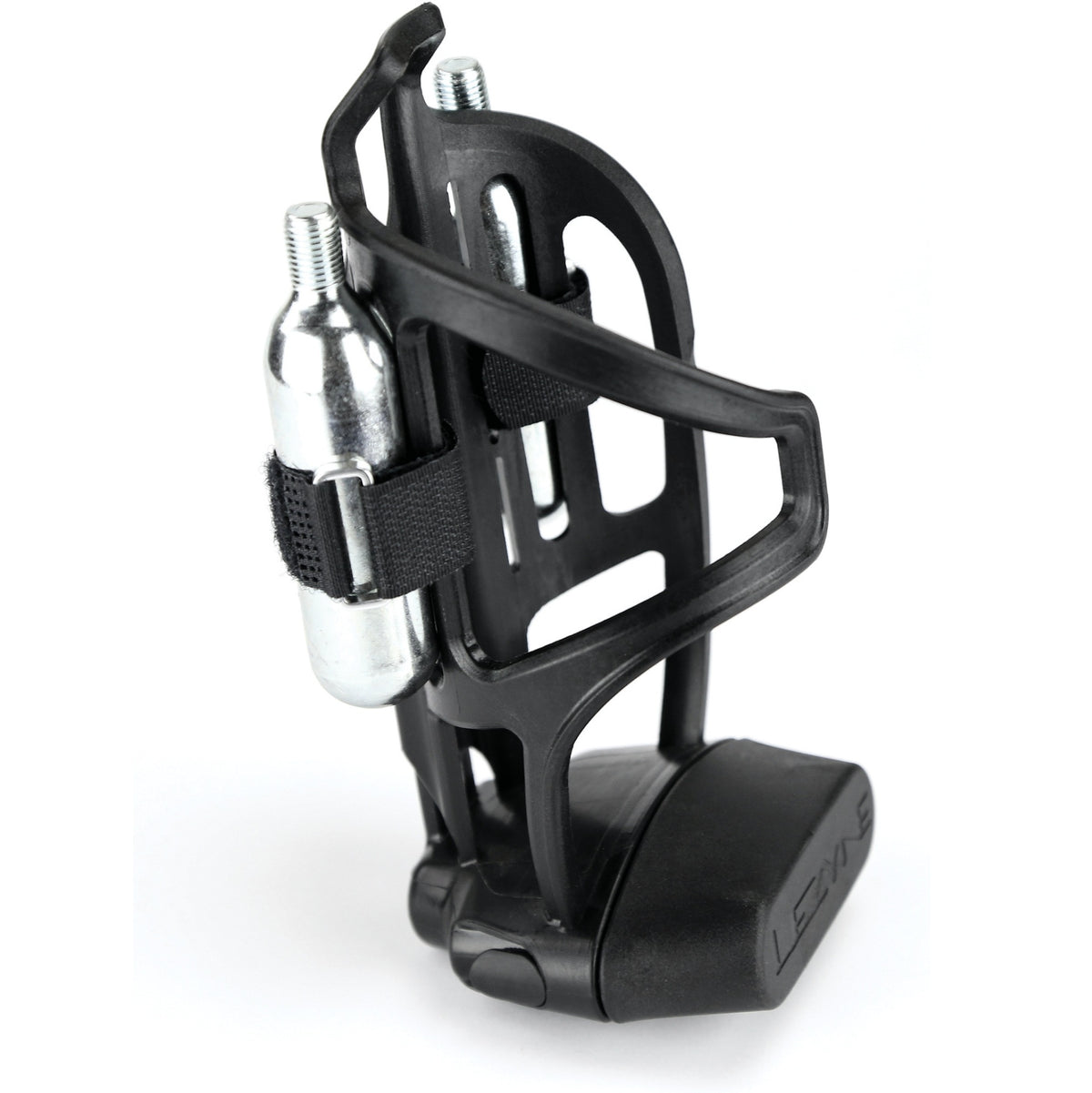 Portabidón y Portaherramientas LEZYNE TUBELESS FLOW STORAGE Negro