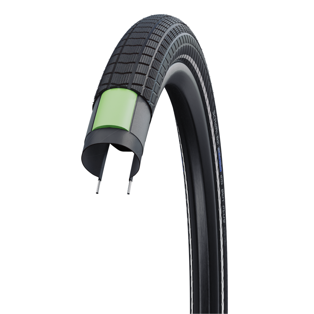Neumático SCHWALBE BIG BEN PLUS 27.5x2.00 ADDIX DD GreenGuard Tubeless Ready Rígido