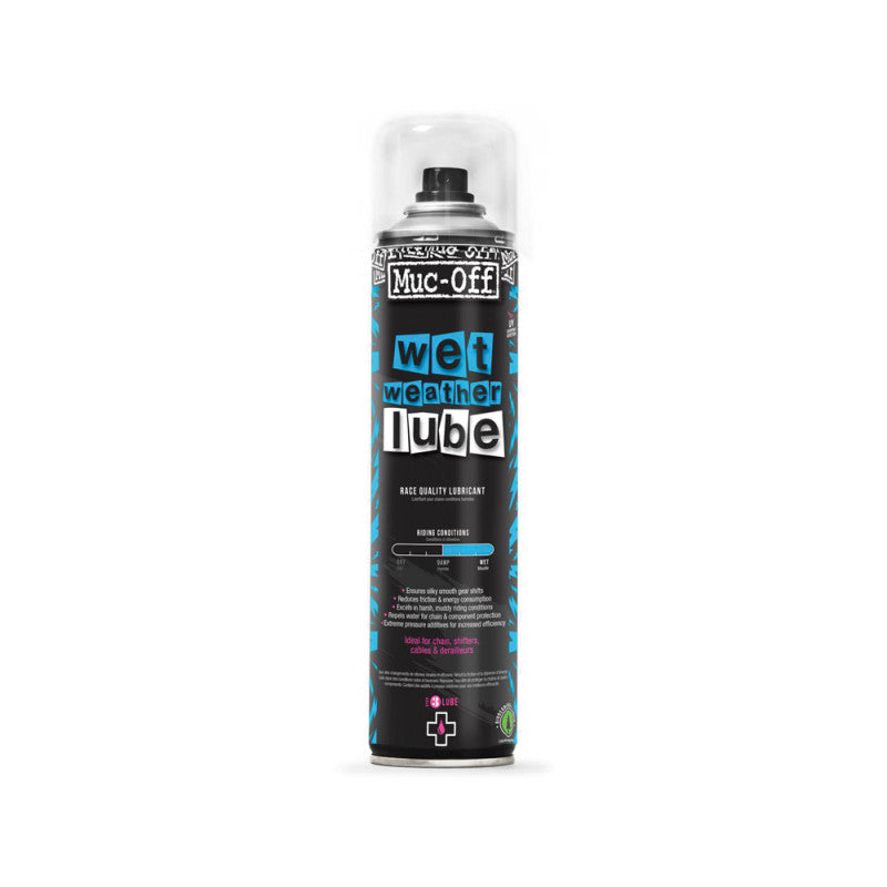 Lubricante para Todas las Condiciones para Cadena en Spray MUC-OFF WET WEATHER CHAIN LUBE (400 ml)