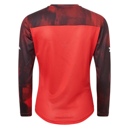Camiseta USWE LUFTIG MTB Manga Larga Mujer Rojo