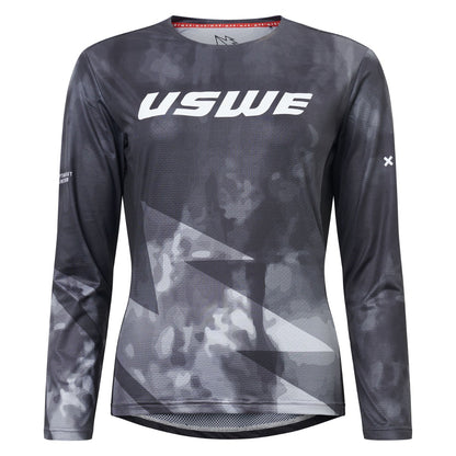 Maillot USWE LUFTIG MTB Manga Larga Mujer Negro