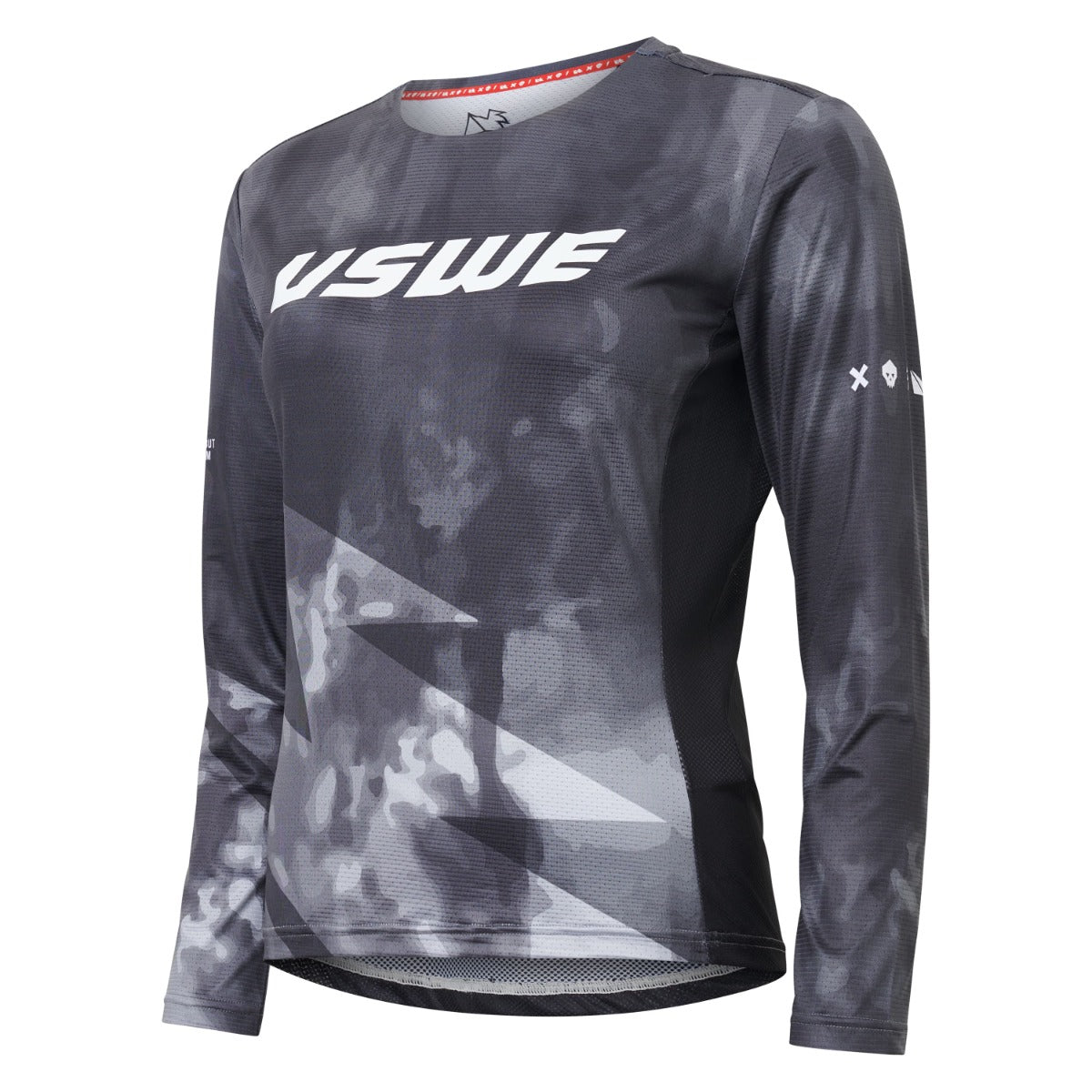 Maillot MTB USWE LUFTIG Mujer Manga Larga Negro