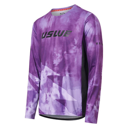 Maillot USWE LUFTIG MTB Mangas Largas Violeta