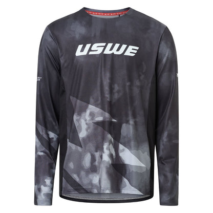 Maillot USWE LUFTIG MTB Mangas Largas Negro