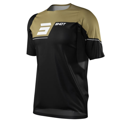 Camiseta SHOT Rogue Revolt Negro/Oro