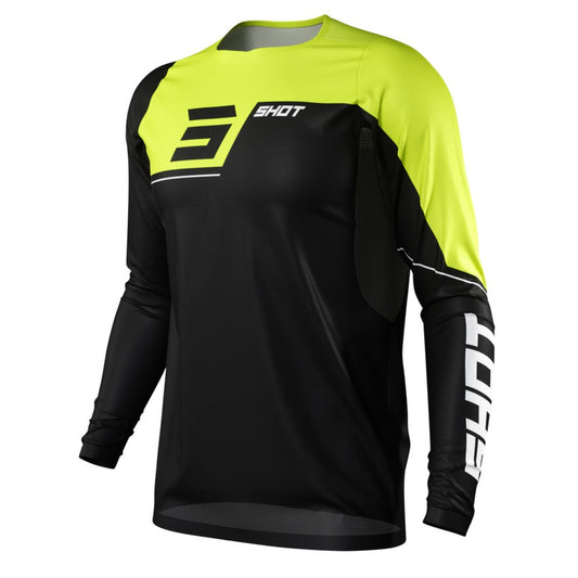 Camiseta SHOT Rogue Revolt Negro/Amarillo