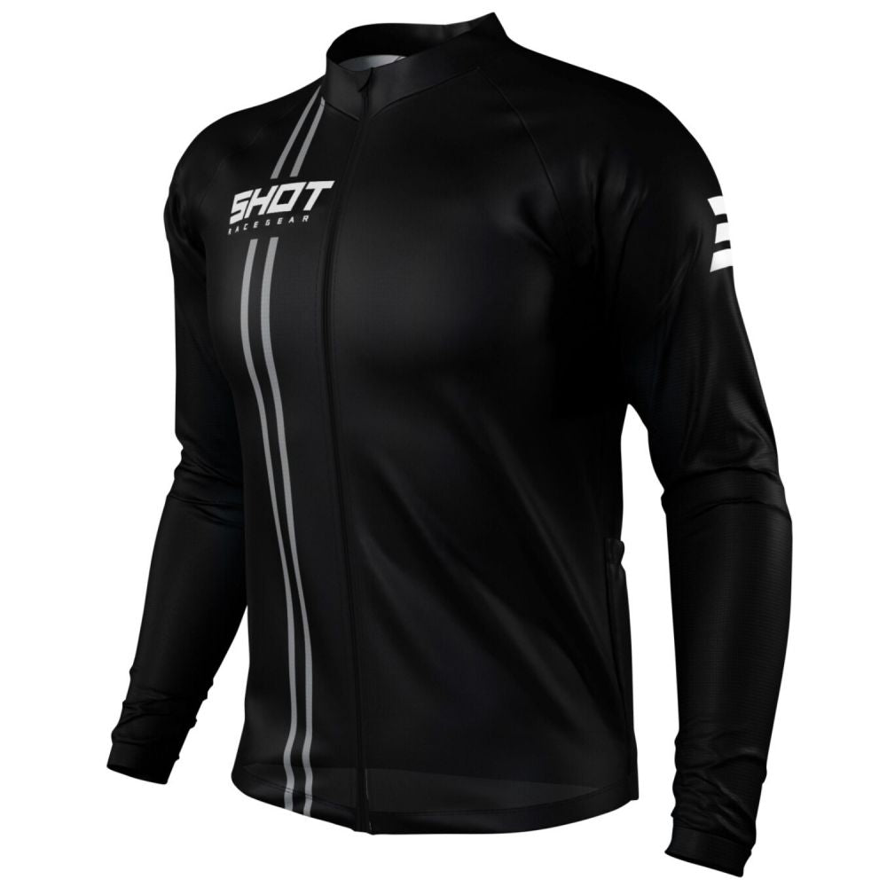 Maillot Manches Longues SHOT Unlimited Zip Noir