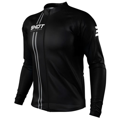 Maillot de Manga Larga SHOT Unlimited Zip Negro