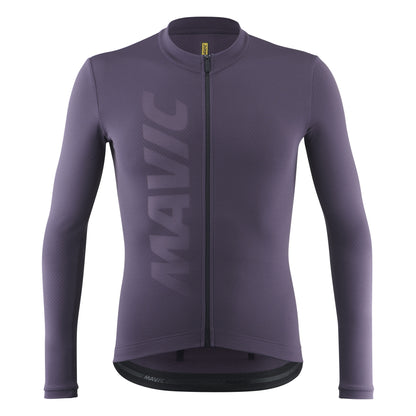 Maillot MAVIC AKSIUM THERMO Manga larga Púrpura