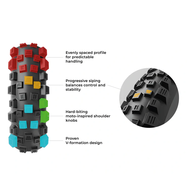 Neumático VITTORIA Martello 29x2.4 Trail Graphene 2.0 Tubeless Ready Soft Black