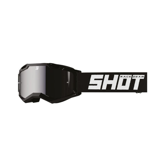 Gafas Shot Assault 2.0 Solid Iridium negras brillantes