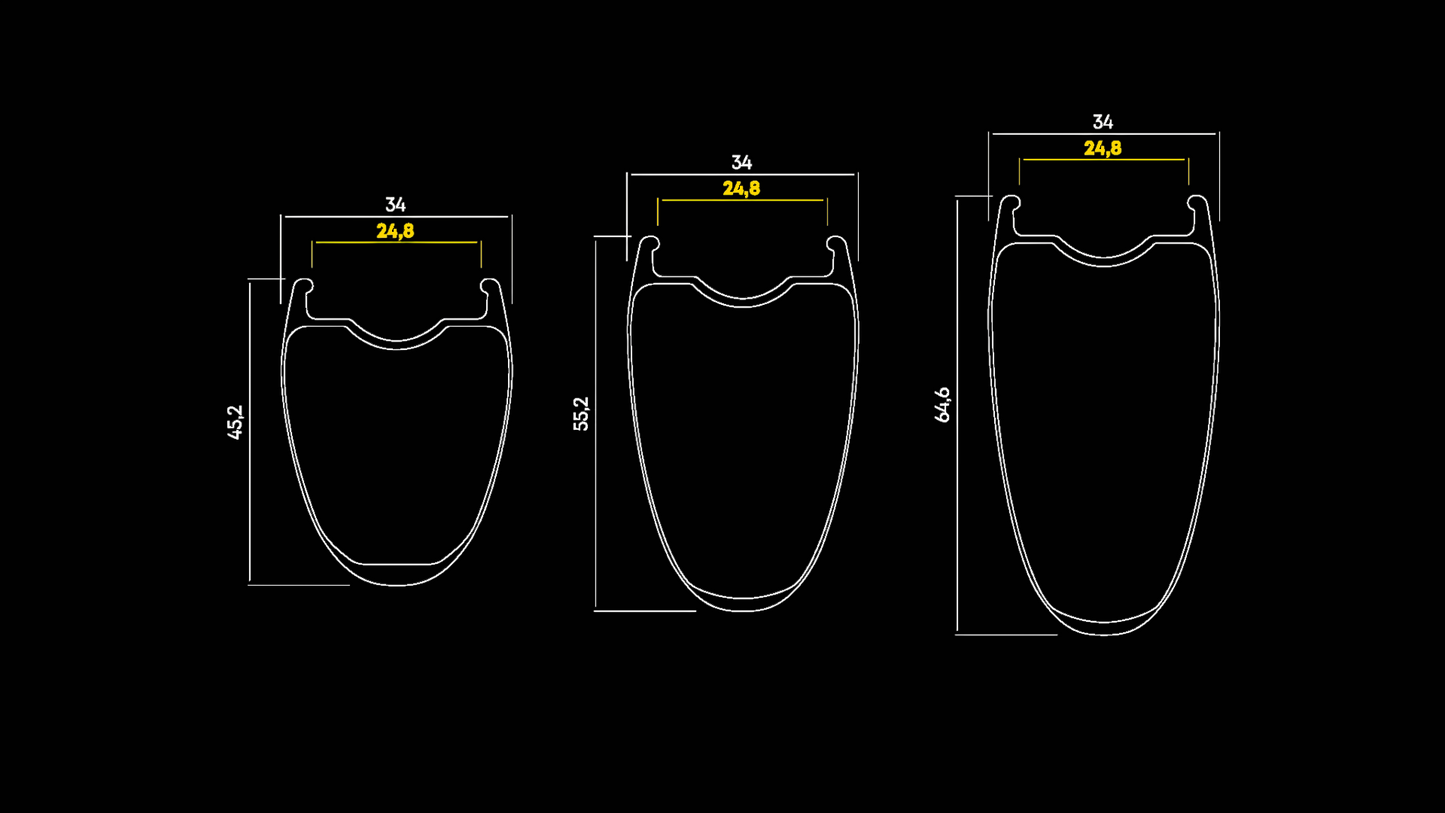 Par de Ruedas MAVIC COMETE 55-65 Tubeless Ready (Center Lock)
