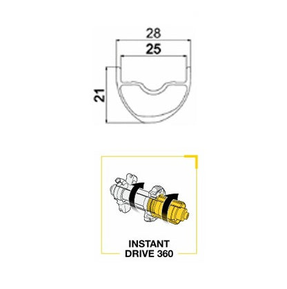 Par de Ruedas MAVIC ALLROAD 1 DISC Tubeless Ready (Center Lock)