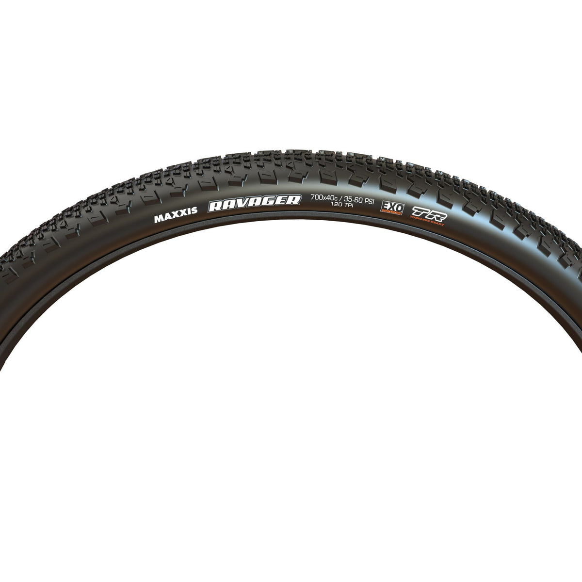 Neumático MAXXIS RAVAGER con flancos negros - vista lateral