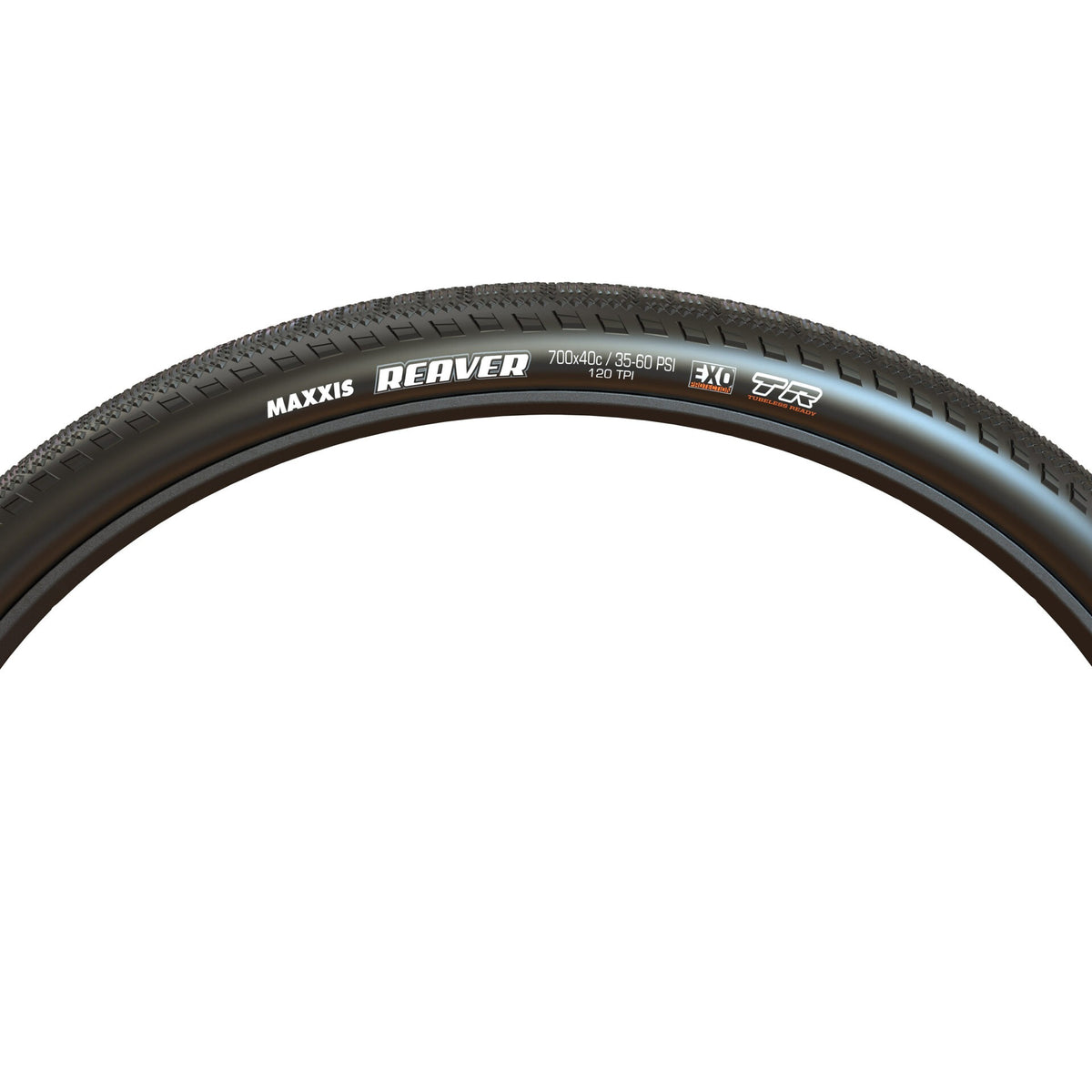 Neumático MAXXIS REAVER con flancos negros - vista lateral