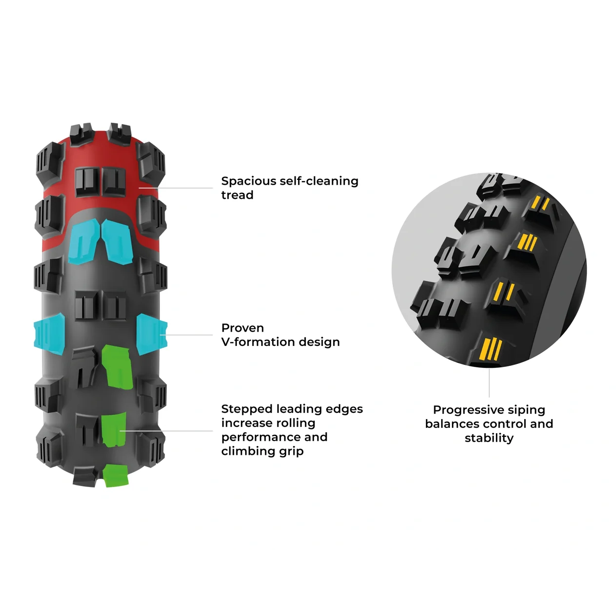 Neumático VITTORIA Mazza 29x2.4 Trail Graphene 2.0 Tubeless Ready Soft Negro/Beige