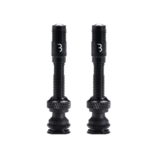 Juego de 2 válvulas BBB CORE CAP con tapas negras