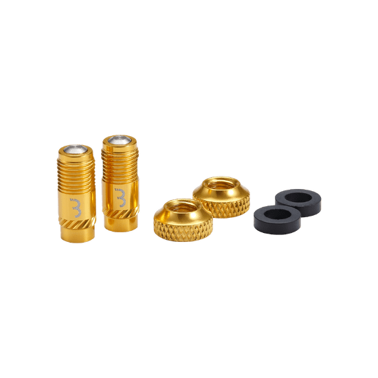 Puntas de válvula BBB CORE CAP Oro (x2)