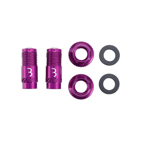 Puntas de Válvula BBB CORE CAP Violeta (x2)