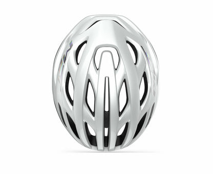 Casco de carretera MET ESTRO MIPS blanco holográfico mate/brillante