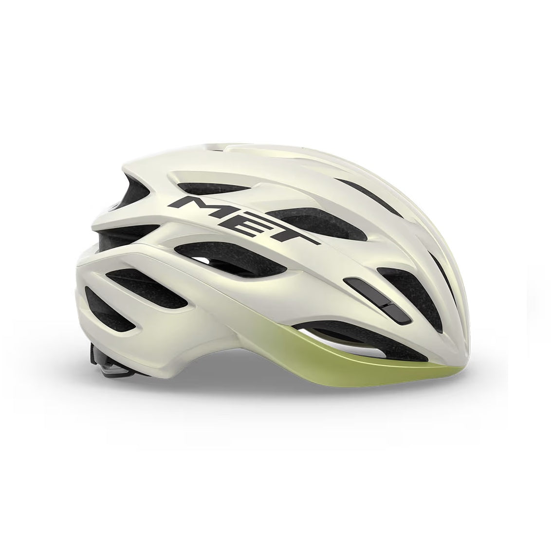 Casco de carretera MET ESTRO MIPS Blanco/Amarillo 2025