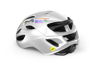 Casco de Carretera MET RIVALE MIPS Blanco Glossy