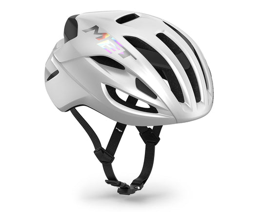 Casco de carretera MET RIVALE MIPS Blanco Brillante