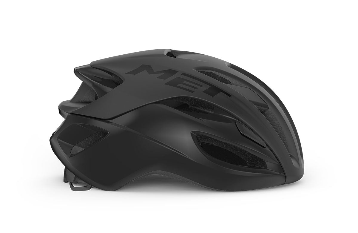 Casco de carretera MET RIVALE MIPS Negro Mate Brillante