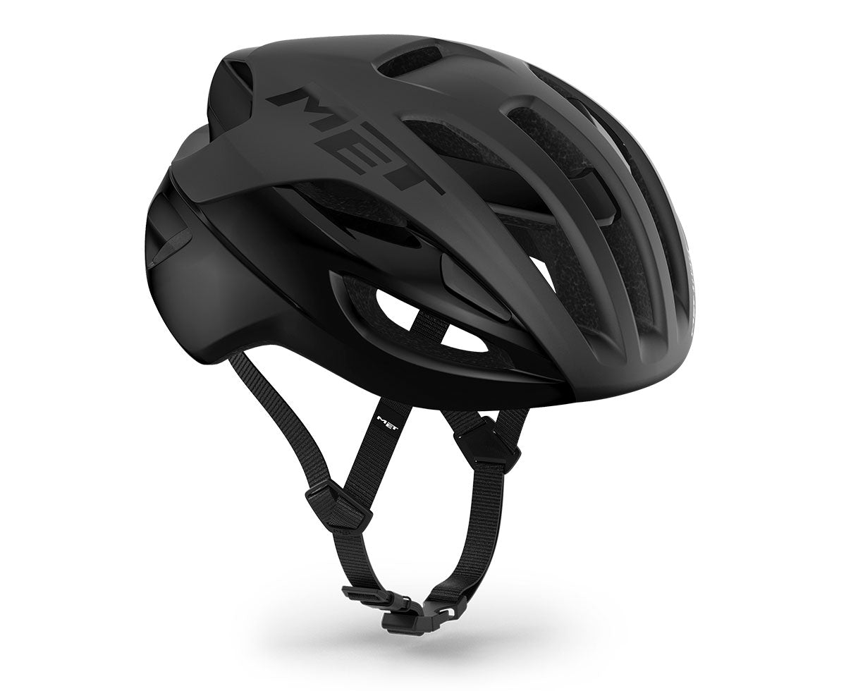 Casco de carretera MET RIVALE MIPS Negro Mate Brillante