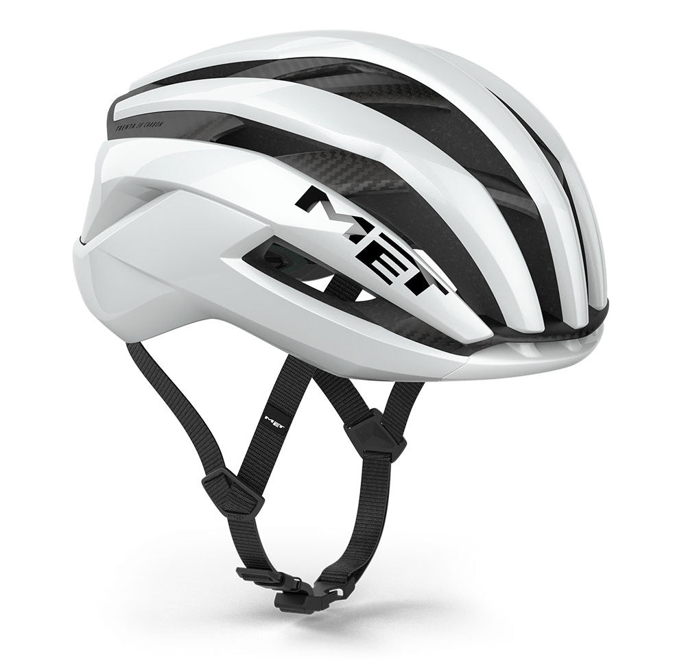 Casco Carretera MET TRENTA 3K CARBON Blanco