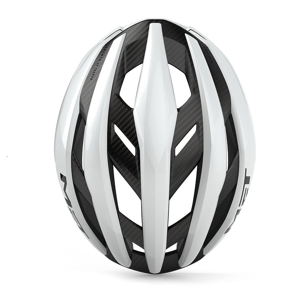 Casco Carretera MET TRENTA 3K CARBON Blanco