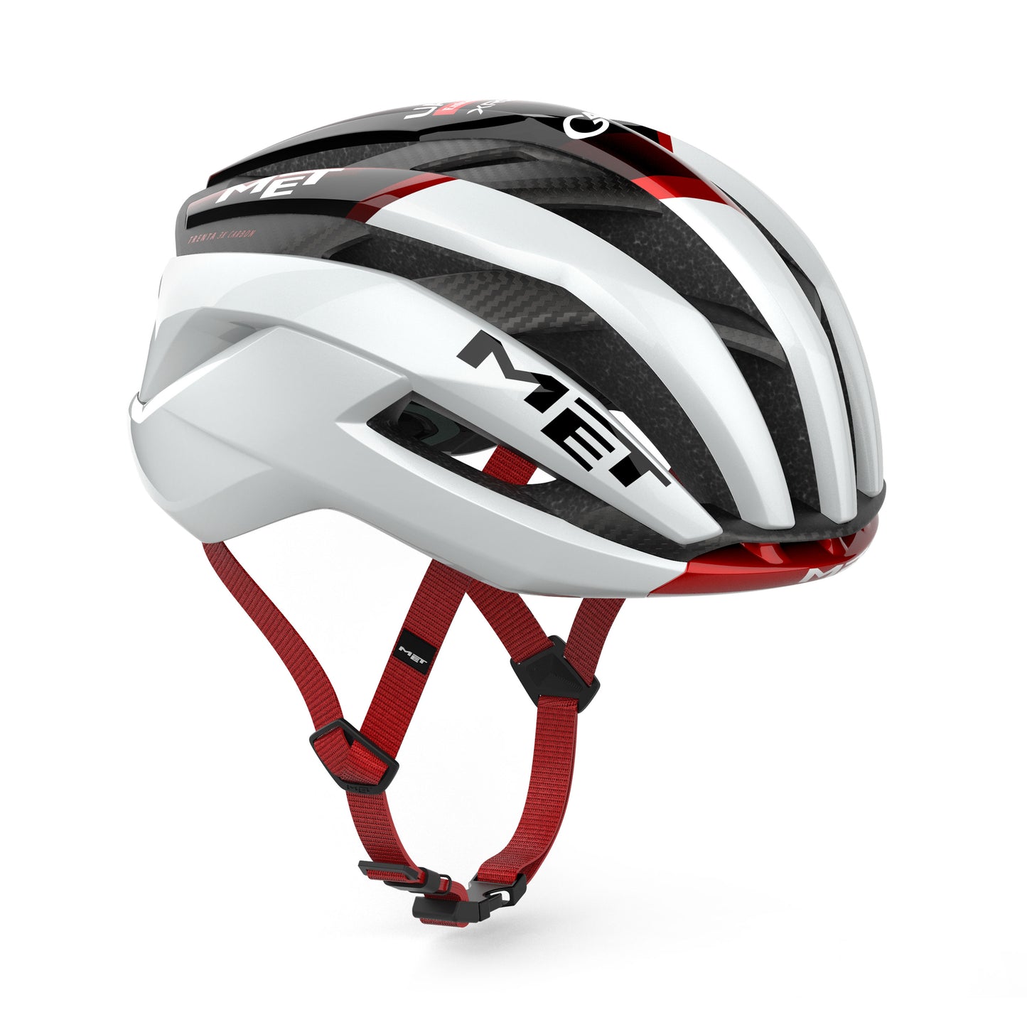 Casco MET TRENTA 3K CARBON UAE TEAM EMIRATES -XRG 2026 Blanco