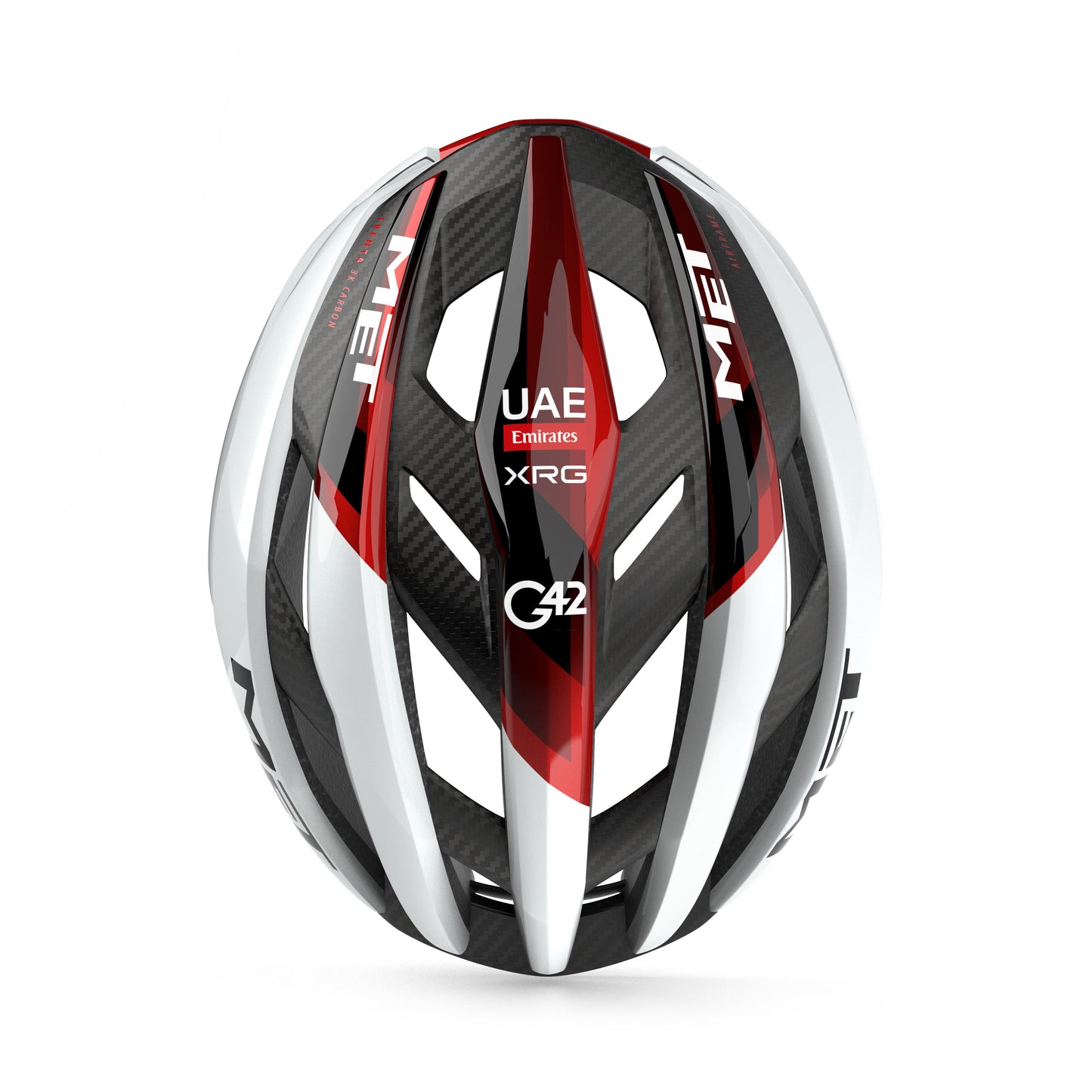 Casco MET TRENTA 3K CARBON UAE TEAM EMIRATES -XRG 2026 Blanco