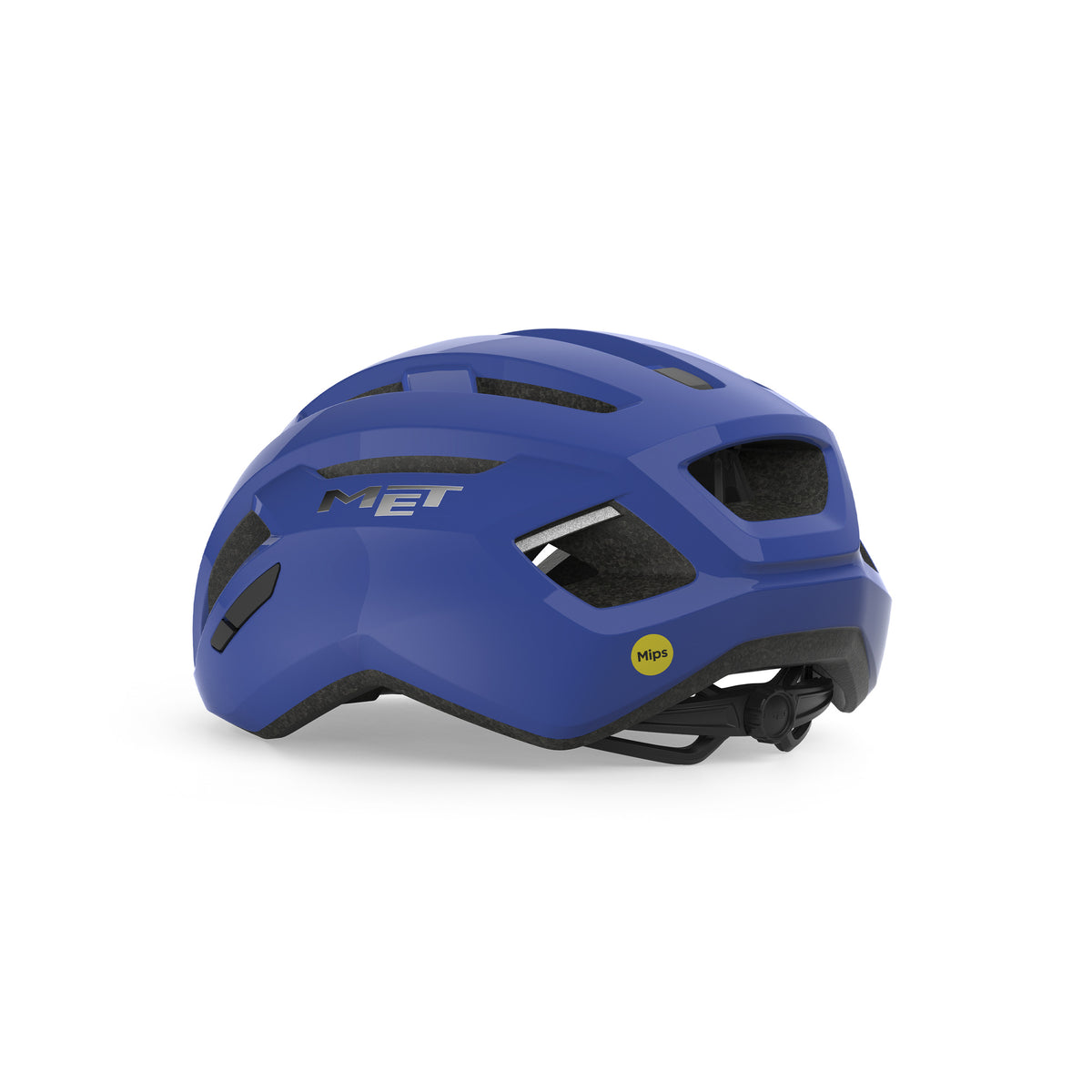 Casco de carretera MET VINCI MIPS azul luminoso brillante