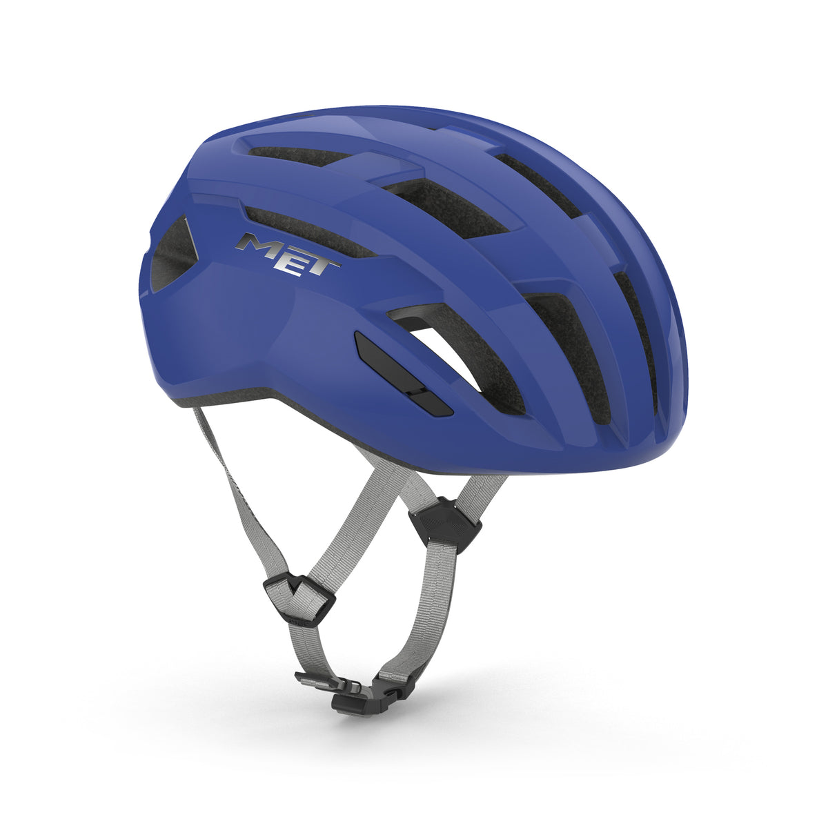 Casco de carretera MET VINCI MIPS azul luminoso brillante