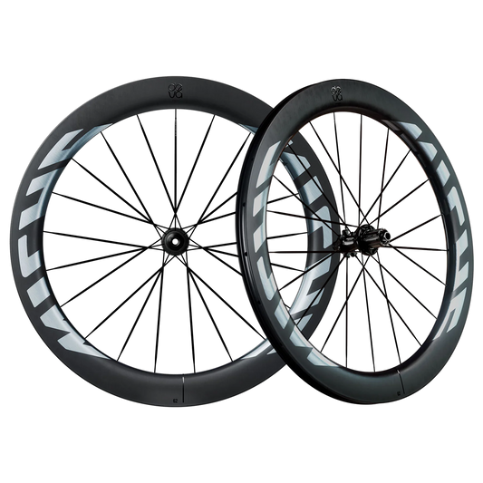 Par de ruedas MICHE DEVA RD 62 Tubeless Ready (Center Lock) plateadas